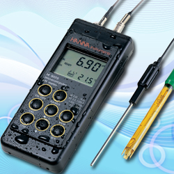 便携式防水型pH/mV测定仪HI-9025