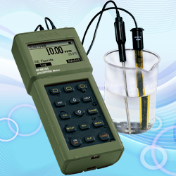 高精度防水pH/mV/离子/温度测定仪 HI98185