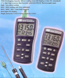 温度记录表(温度计)TES-1315